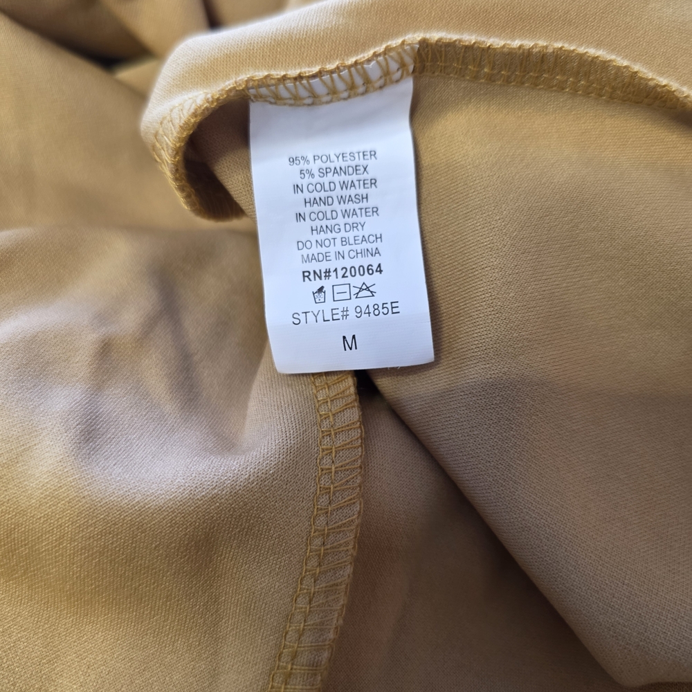 Mind Code Camel Mini Dress - Picture 6 of 6